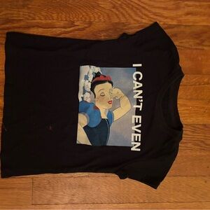 Disney Princess Black T-Shirt